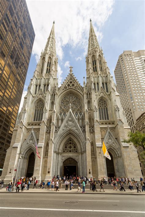 St patrick cathedral nyc - St Patrick’s Cathedral was built to accommodate the growing number of Catholics immigrating into the New York area during the nineteenth century. It was a result of …